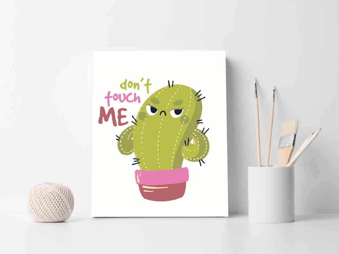 Malen nach Zahlen - Don't Touch Me 4158