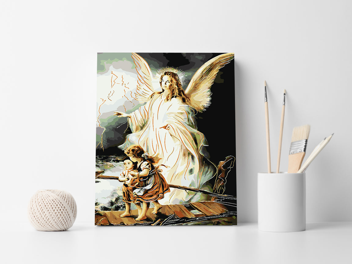 Malen nach Zahlen - Schutzengel 4161