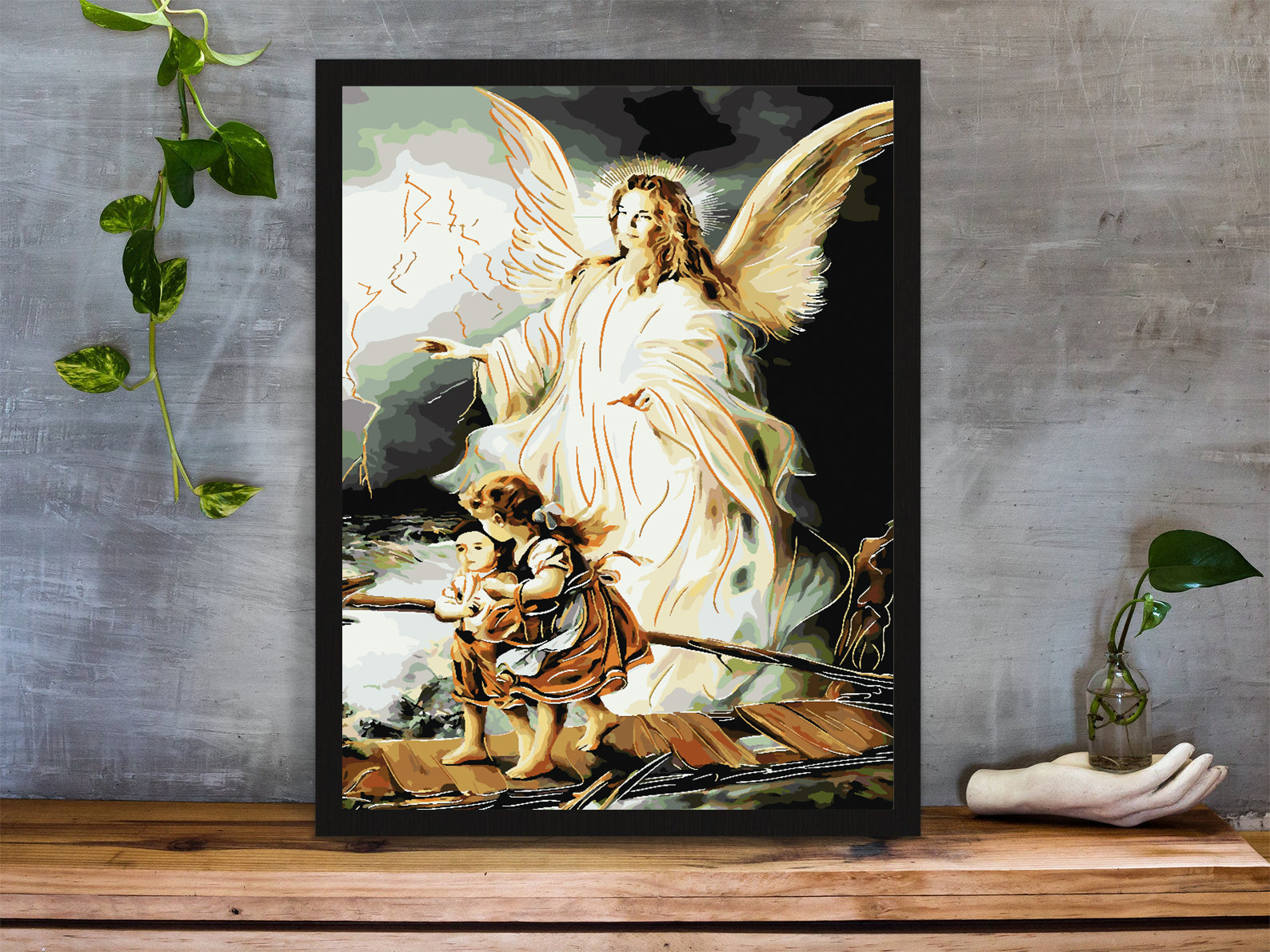 Peinture par numéros - Ange gardien 4161