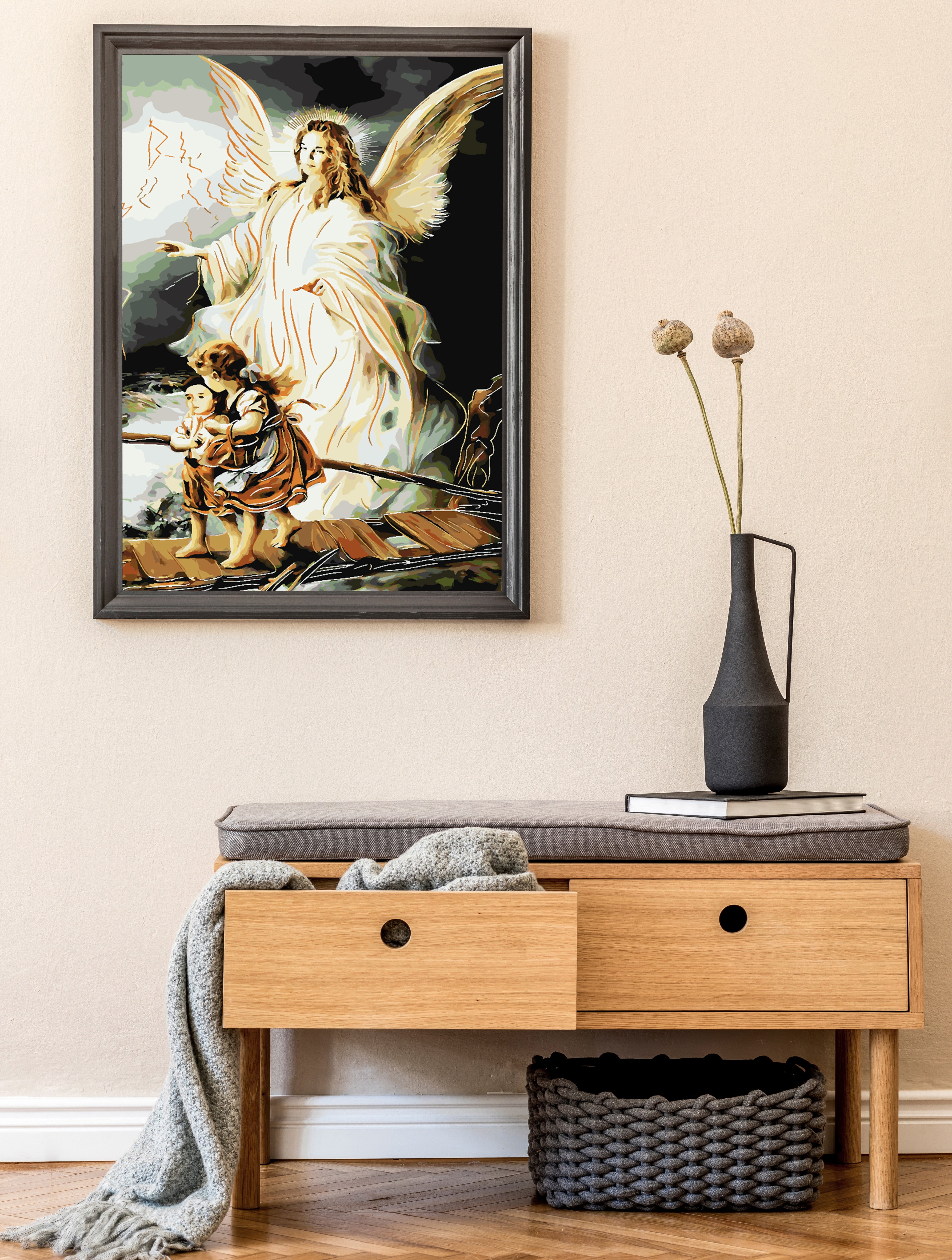 Peinture par numéros - Ange gardien 4161