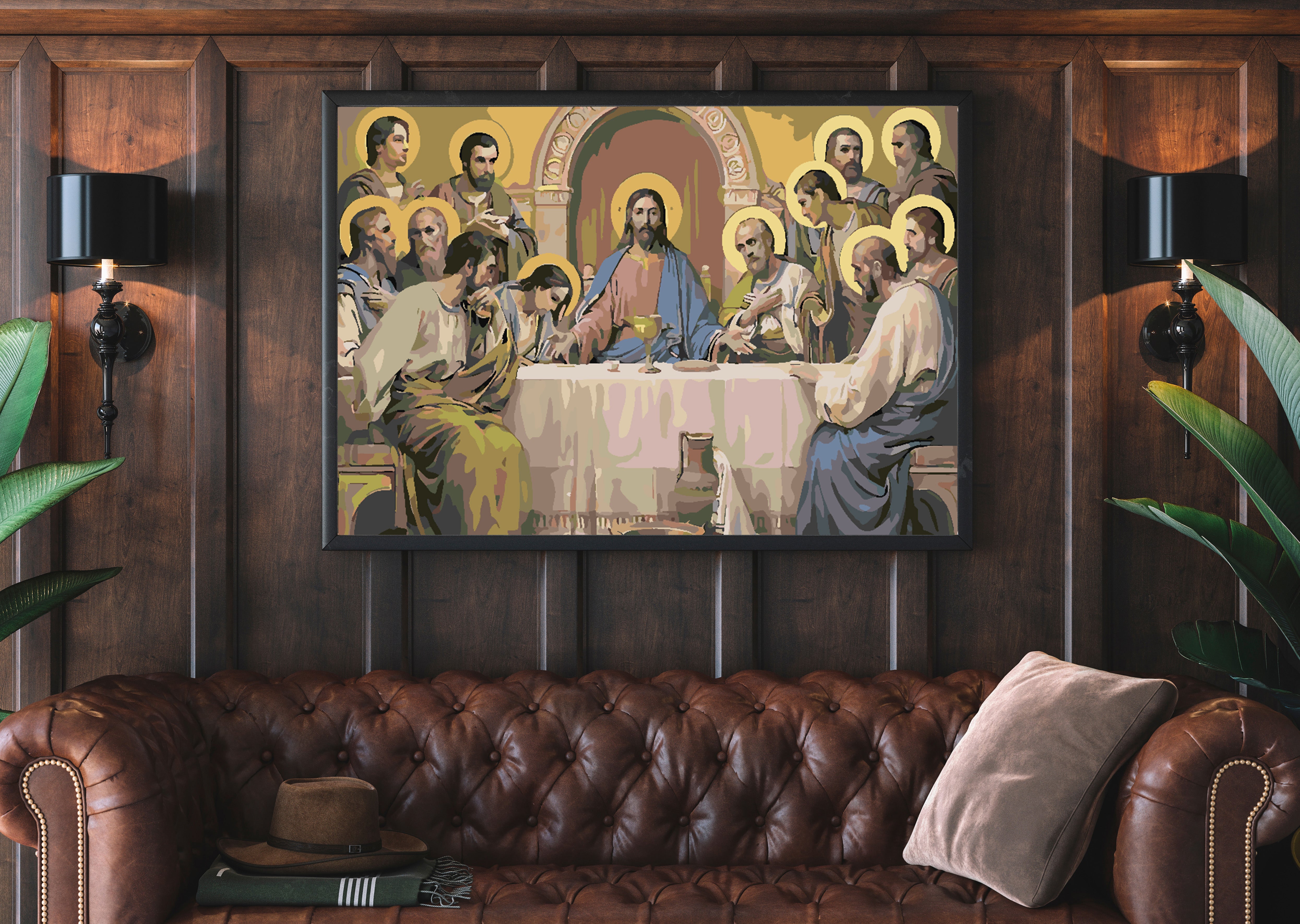 Malen nach Zahlen - Jesus Christus und seine Apostel 4162