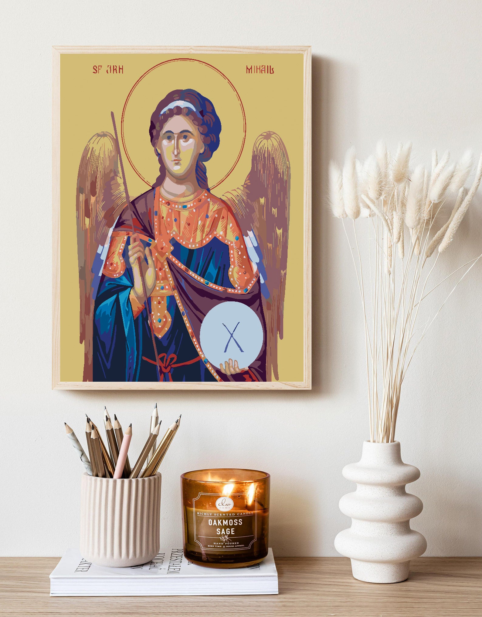 Malen nach Zahlen - Heiliger Erzengel Michael 4163