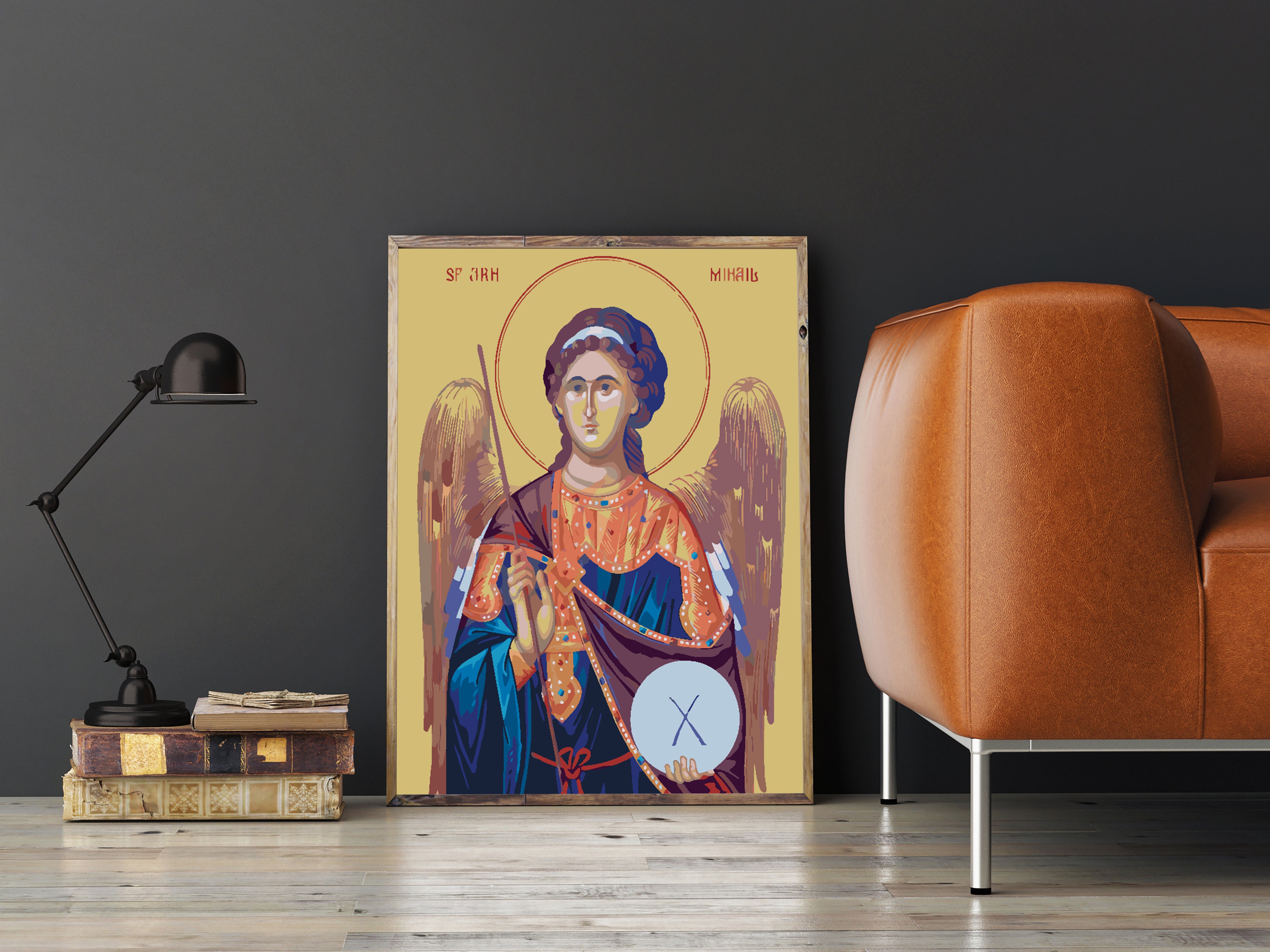 Malen nach Zahlen - Heiliger Erzengel Michael 4163