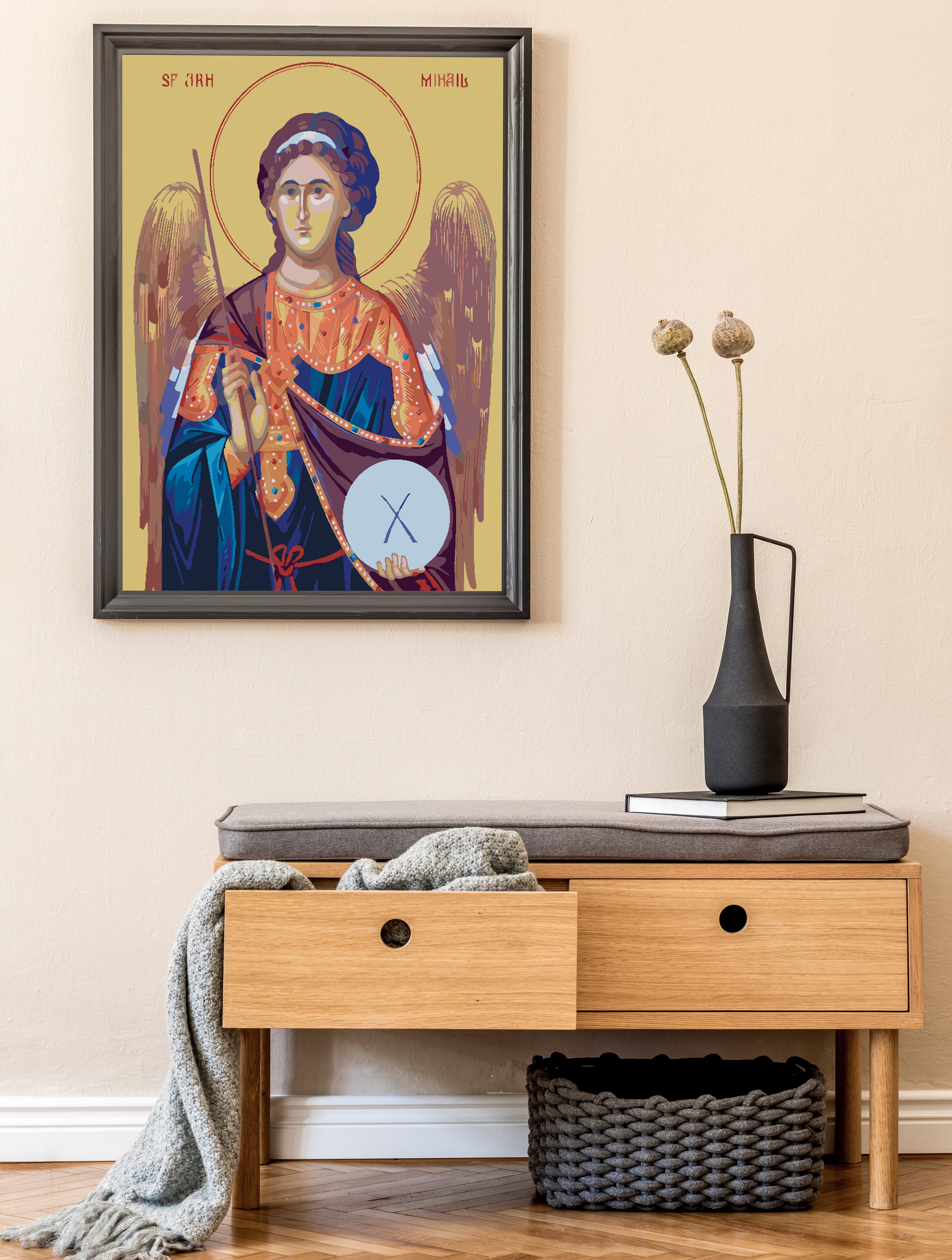 Malen nach Zahlen - Heiliger Erzengel Michael 4163