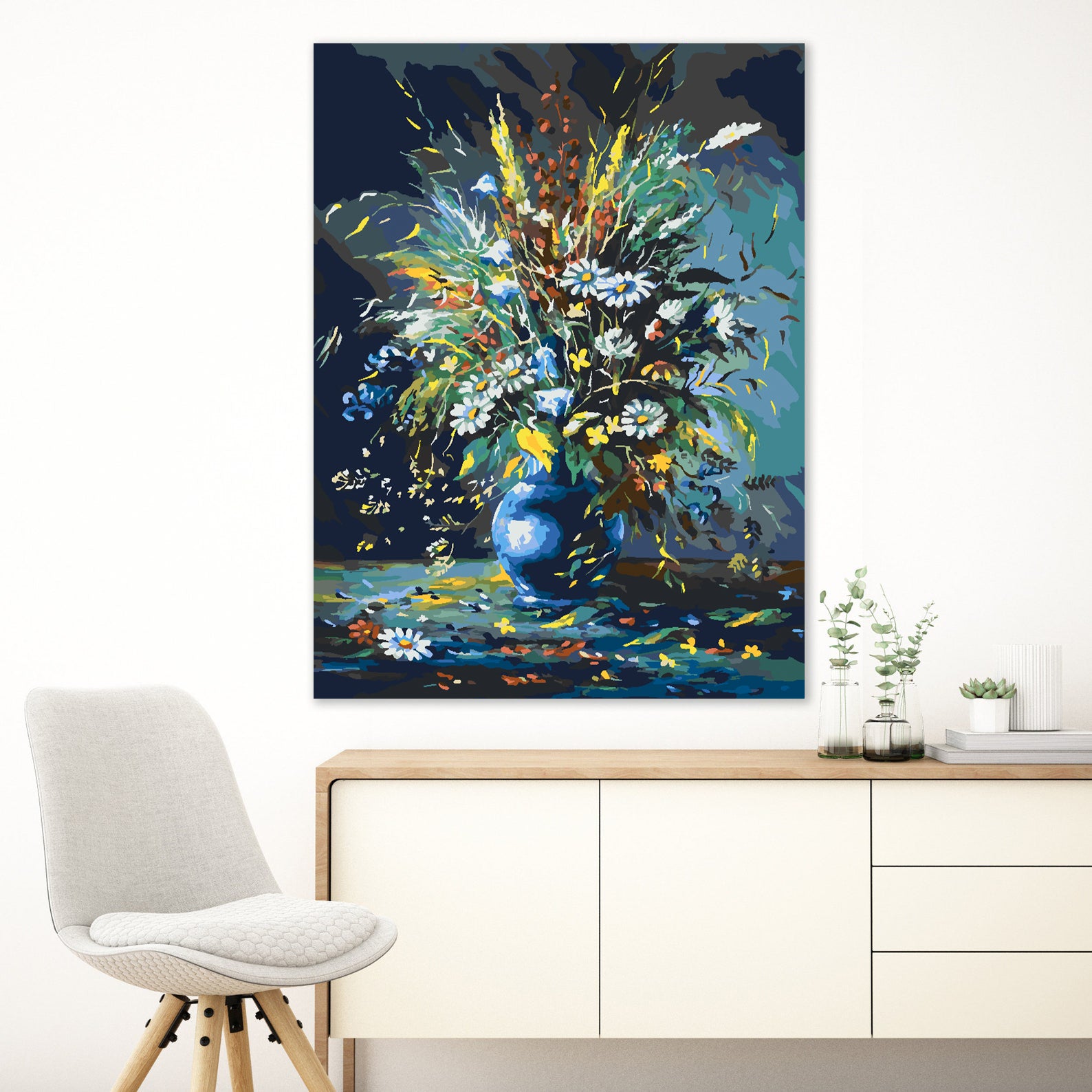 Malen nach Zahlen - Blumen 4167
