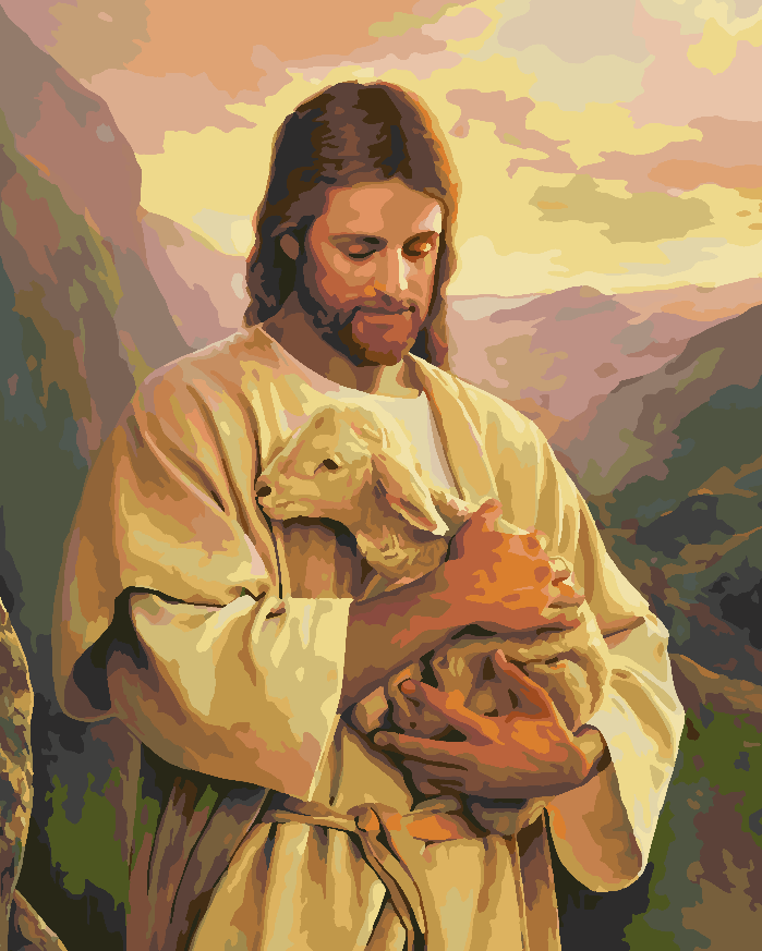 Malen nach Zahlen - Jesus Christus 4168