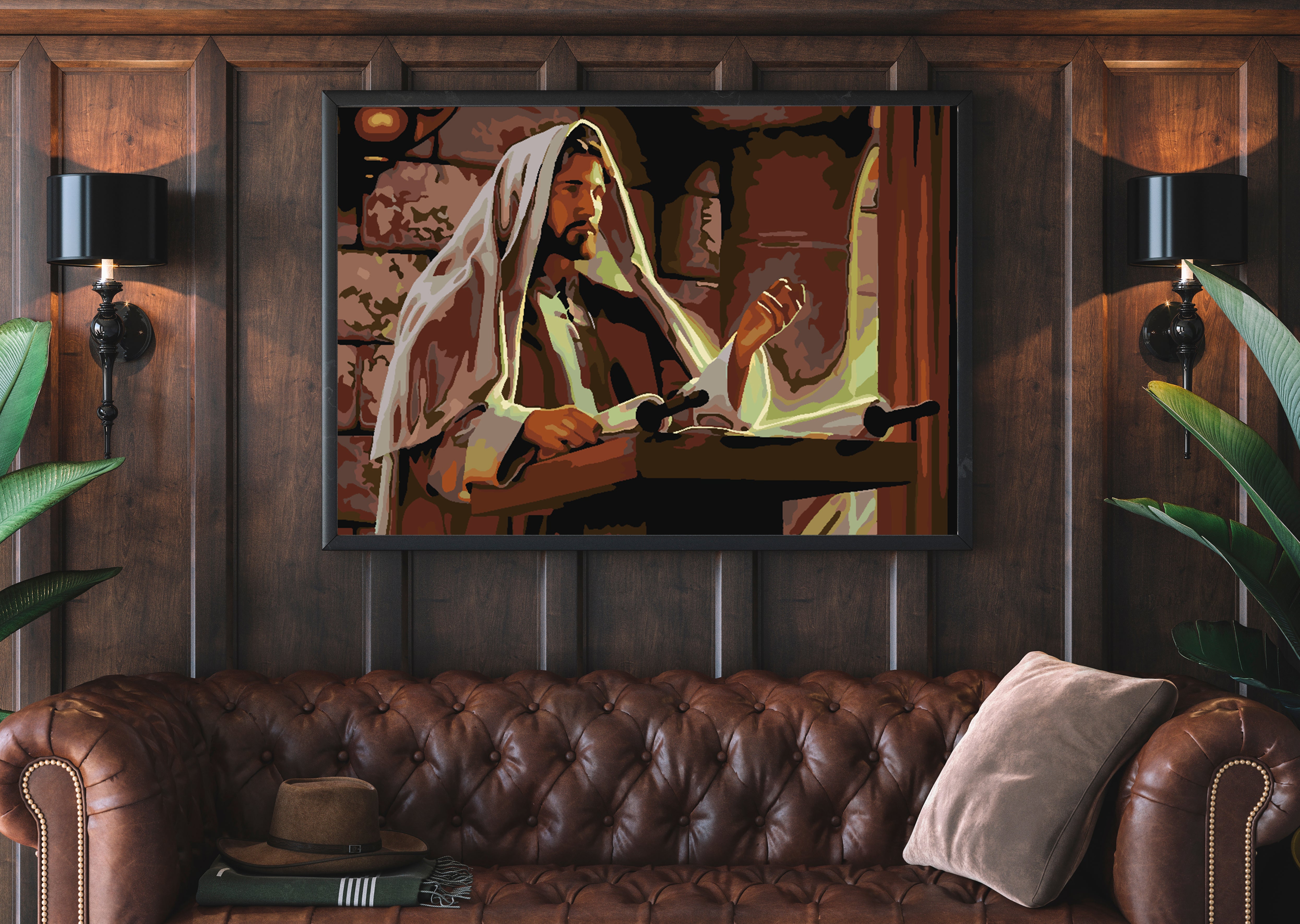 Malen nach Zahlen - Jesus Christus 4169