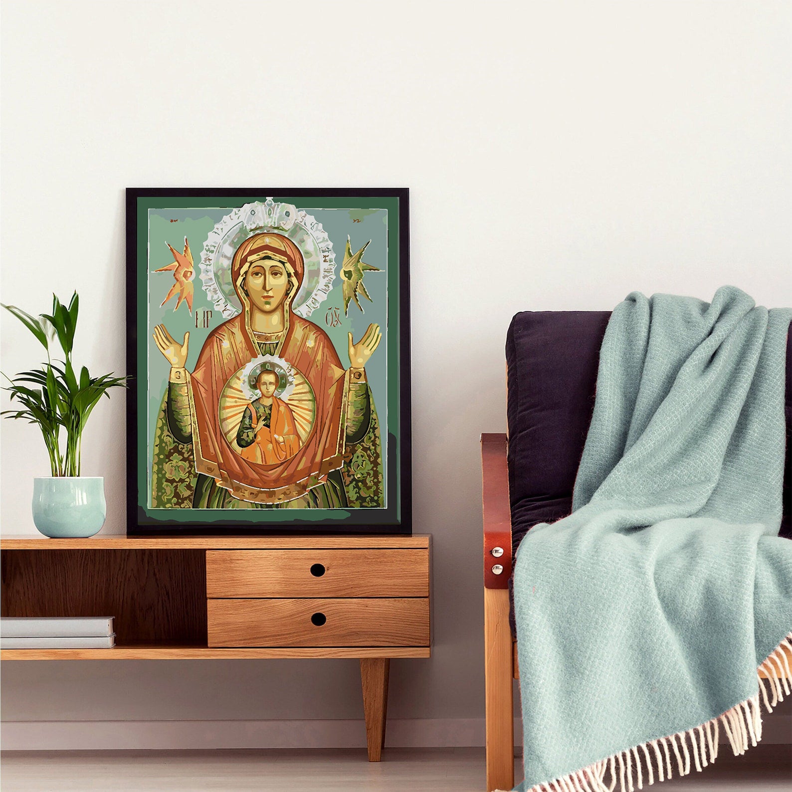 Malen nach Zahlen - Mutter Gottes 4172