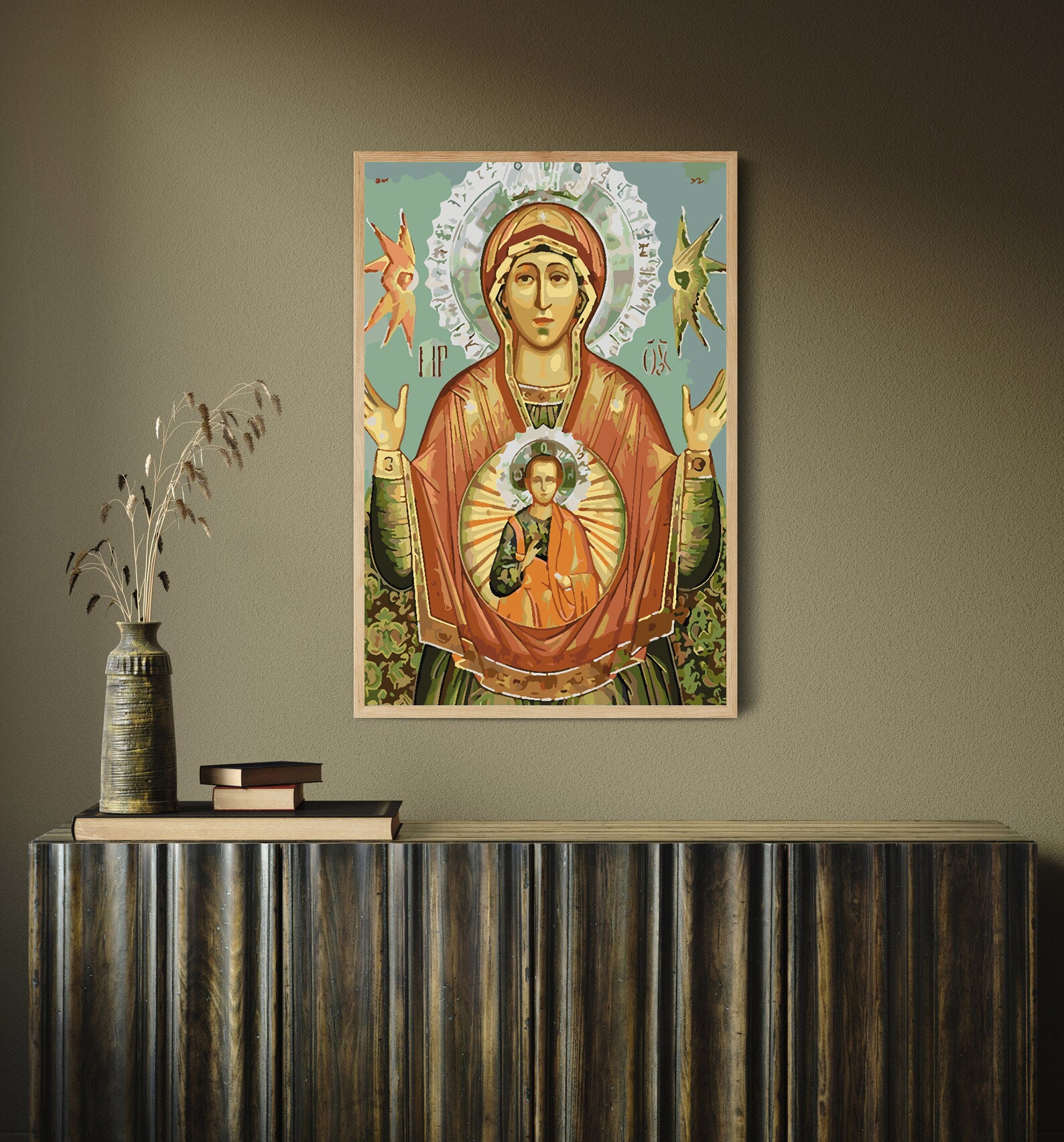 Malen nach Zahlen - Mutter Gottes 4172