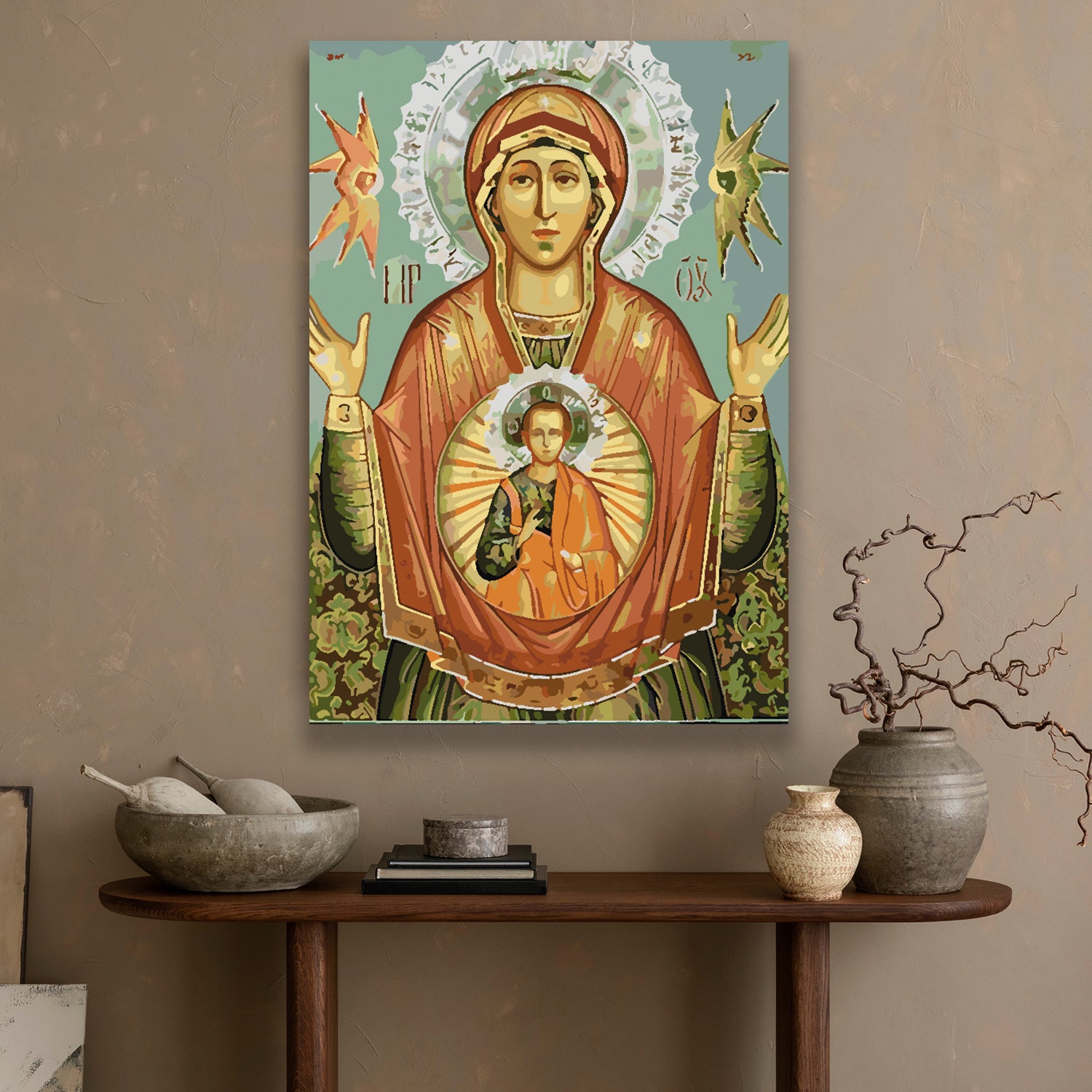 Malen nach Zahlen - Mutter Gottes 4172