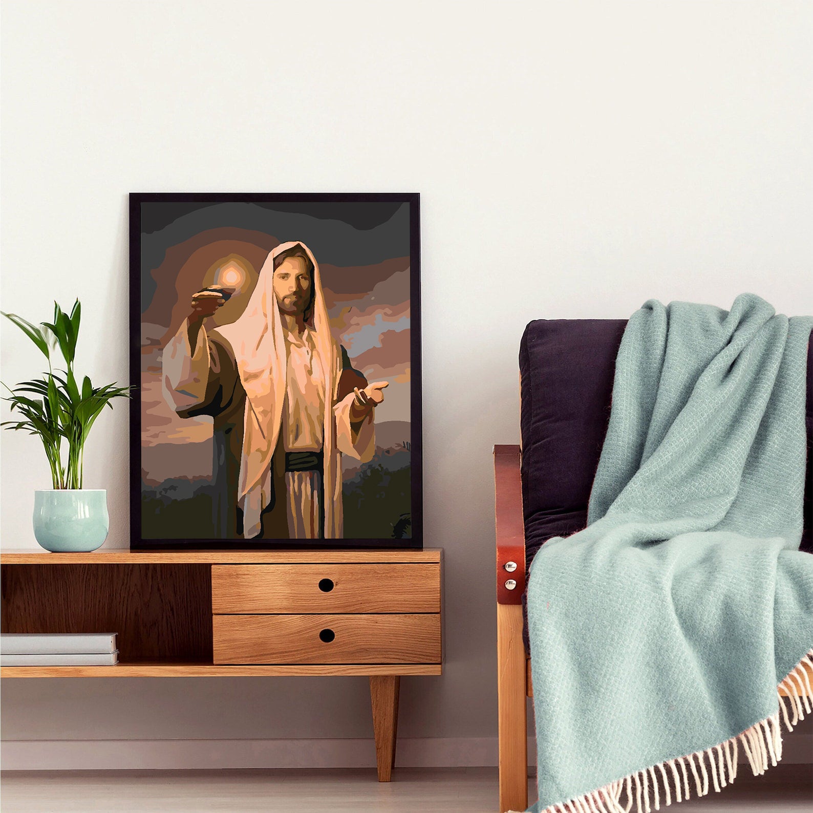 Malen nach Zahlen - Jesus Christus 4174