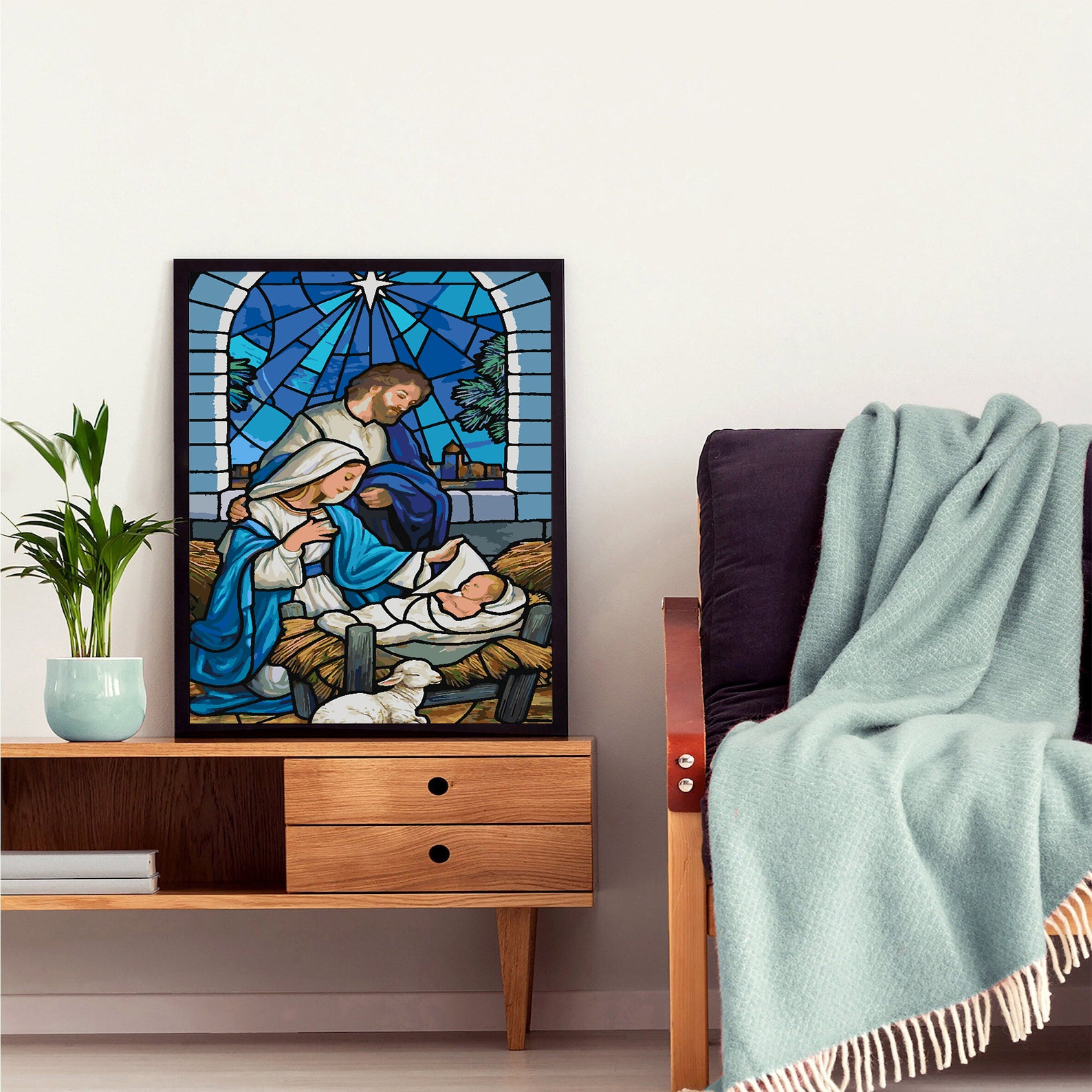 Malen nach Zahlen - Krippe 4176