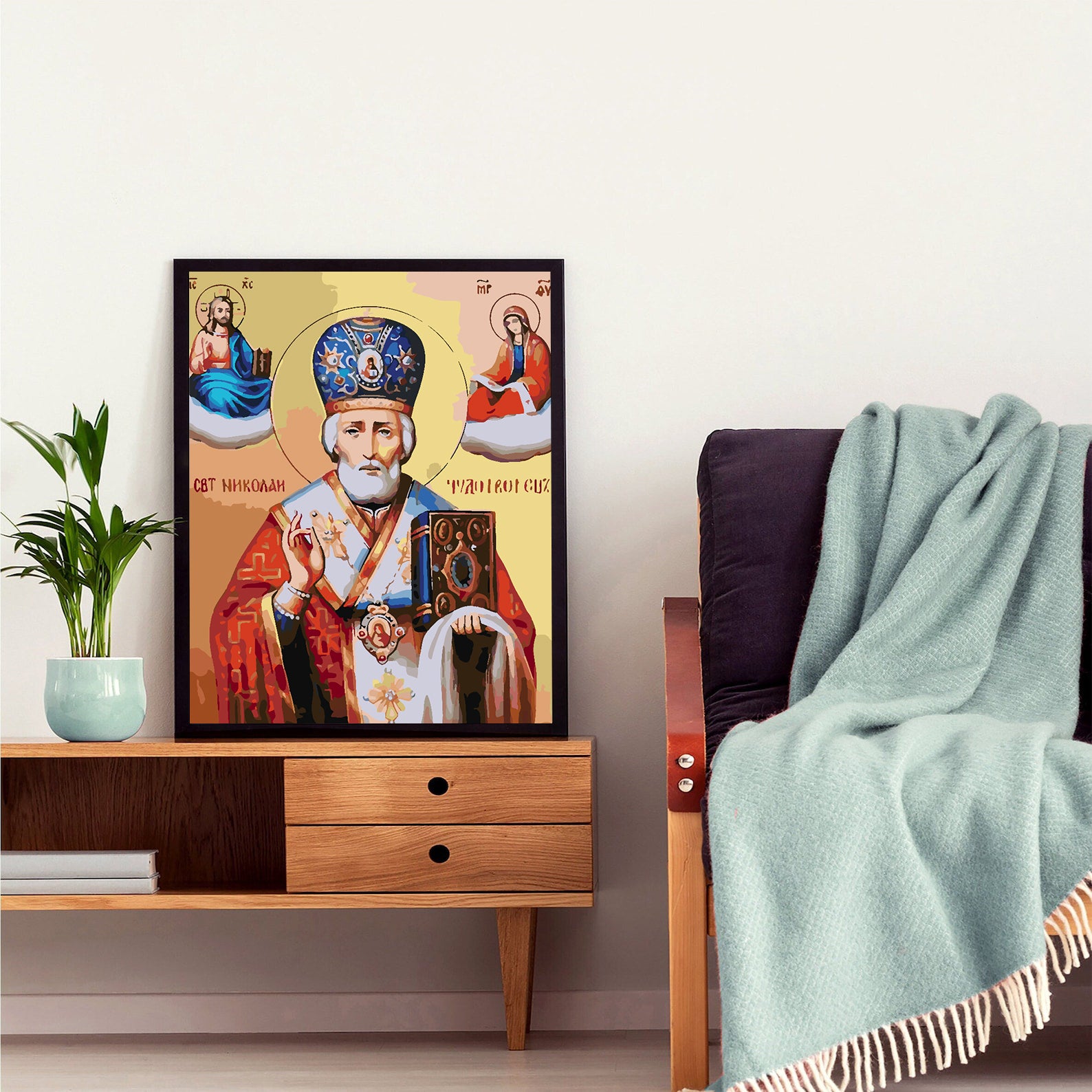 Peinture par numéros - Saint Nicolas 4181