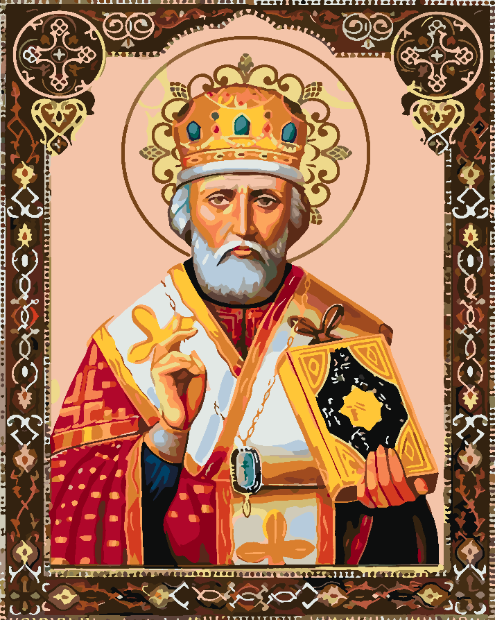 Malen nach Zahlen - Sankt Nikolaus 4182