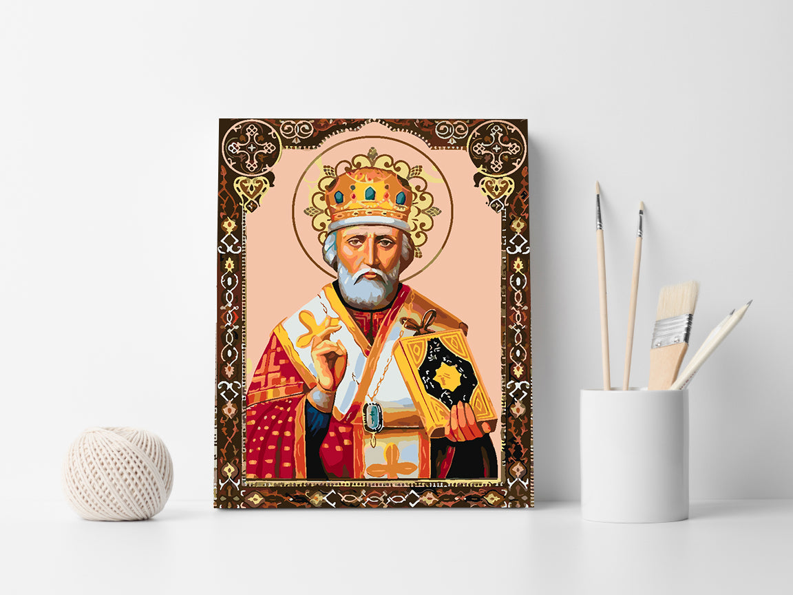 Malen nach Zahlen - Sankt Nikolaus 4182