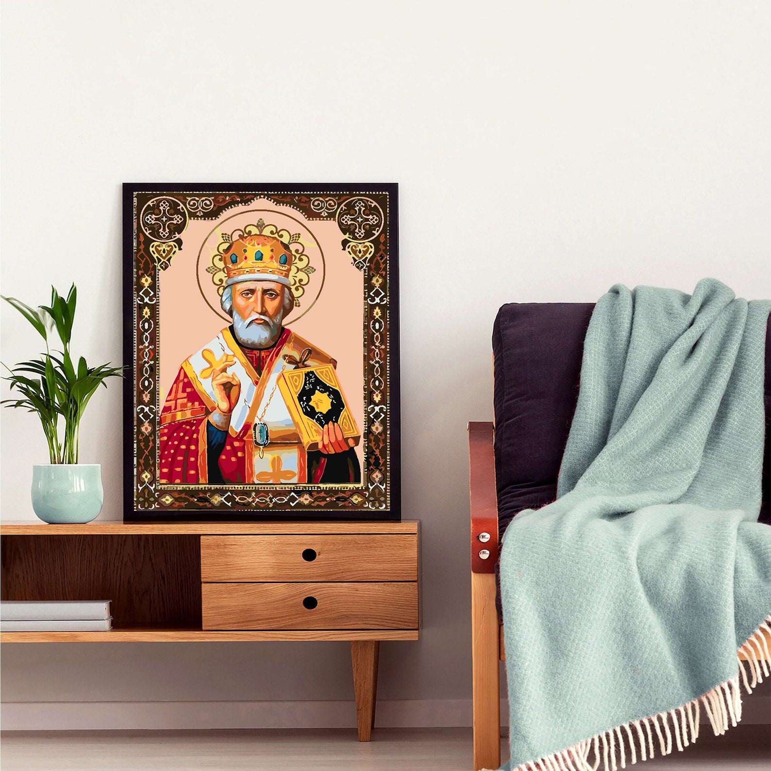 Peinture par numéros - Saint Nicolas 4182