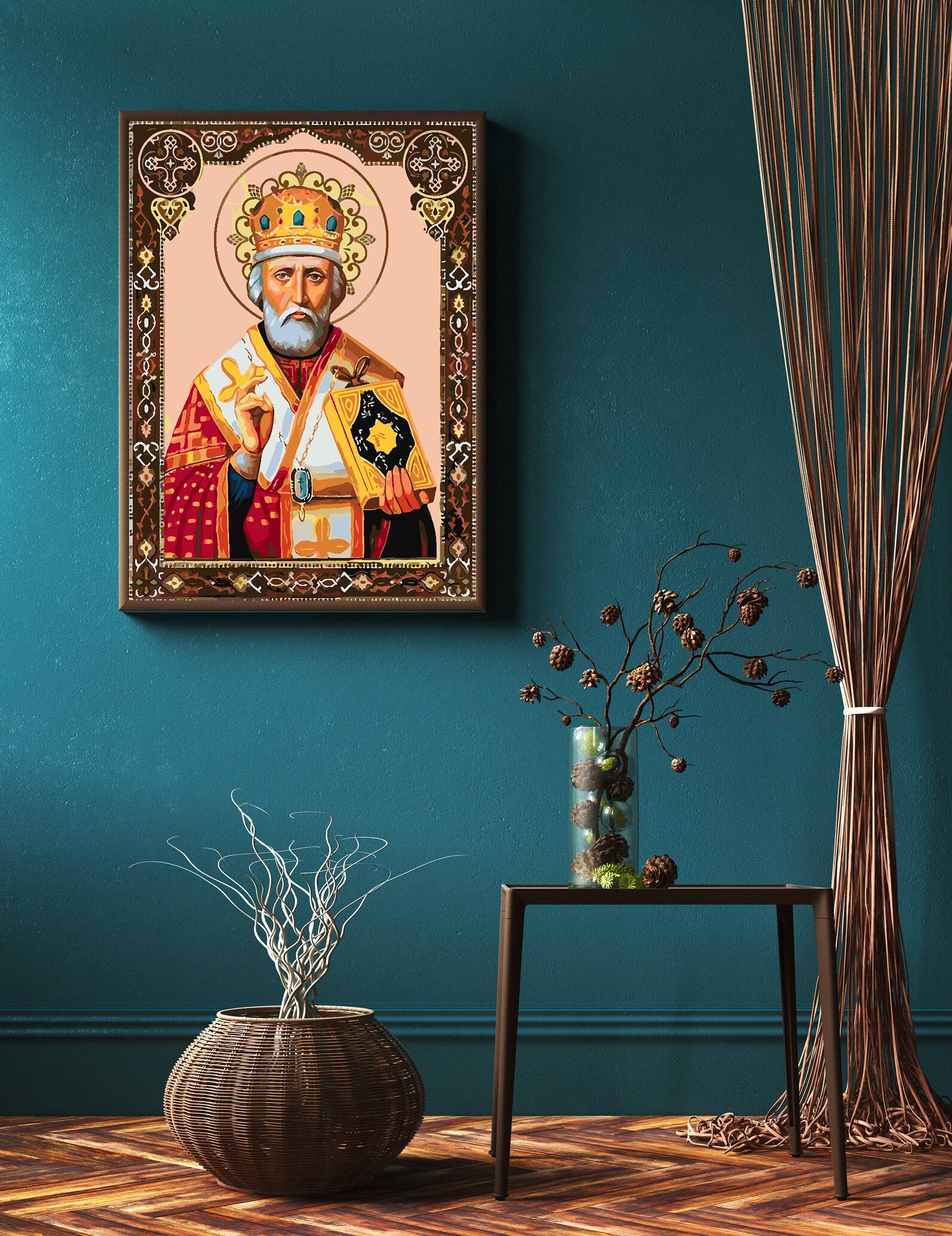 Peinture par numéros - Saint Nicolas 4182