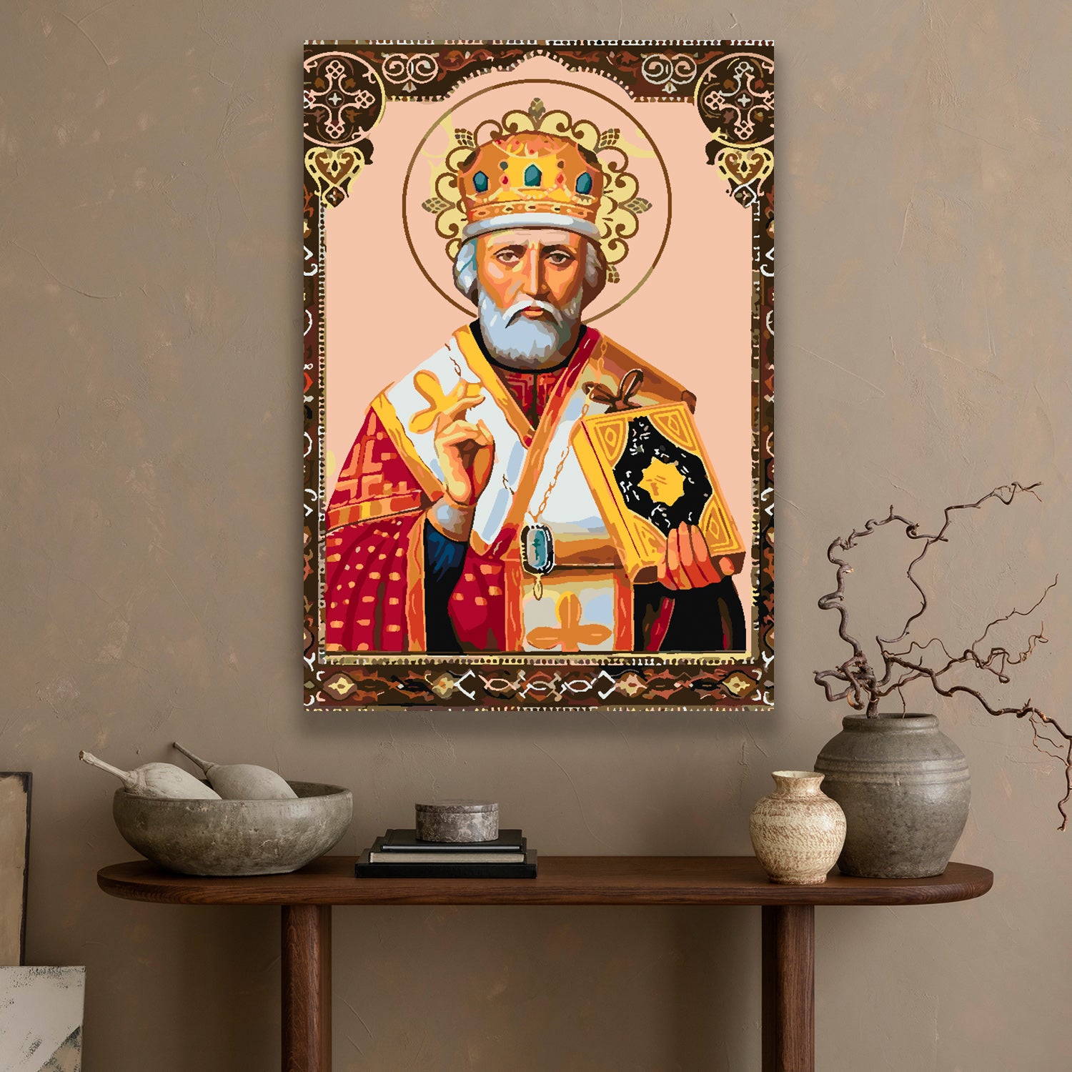 Peinture par numéros - Saint Nicolas 4182