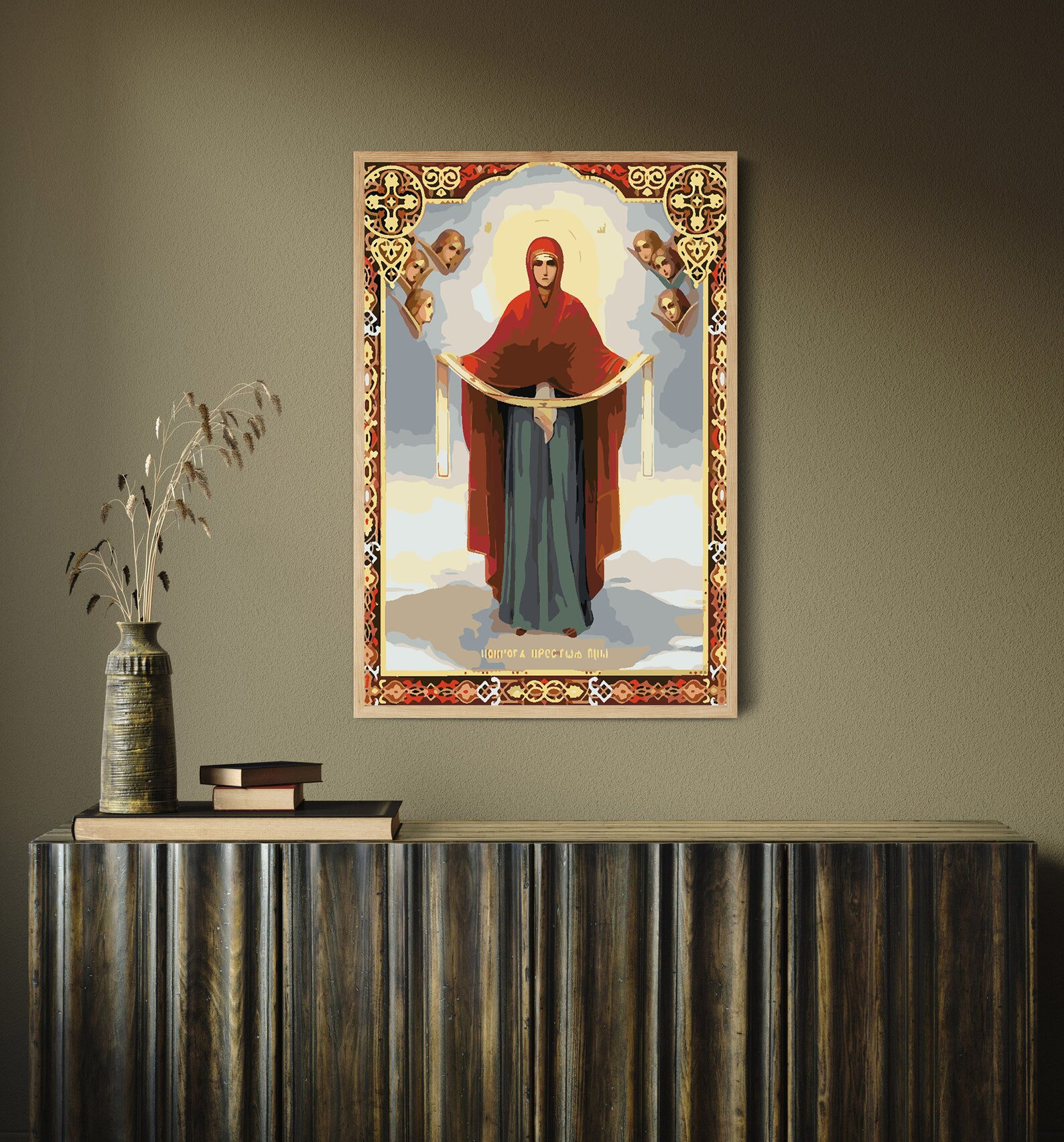 Malen nach Zahlen - Jungfrau Maria 4183