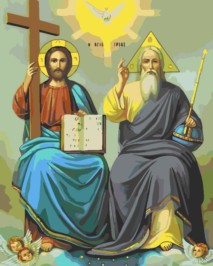 Malen nach Zahlen - Heilige Dreifaltigkeit 4186