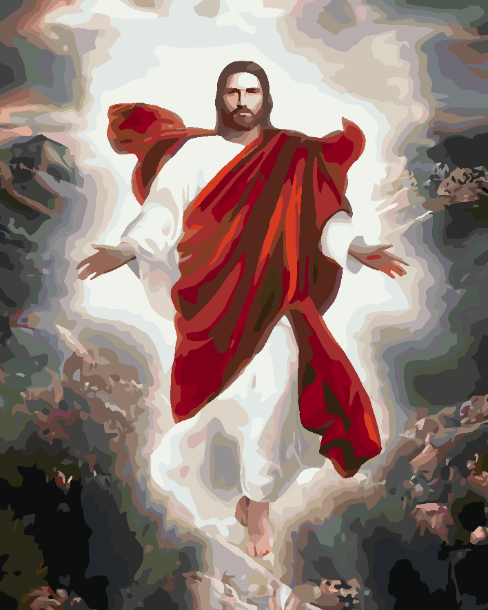 Malen nach Zahlen - Jesus Christus 4188