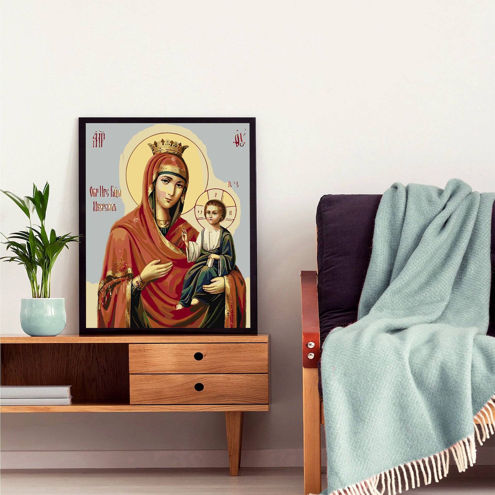 Peinture par numéros - Marie avec l'Enfant 4189