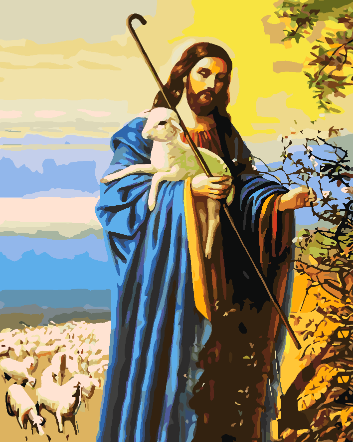 Malen nach Zahlen - Jesus Christus 4190