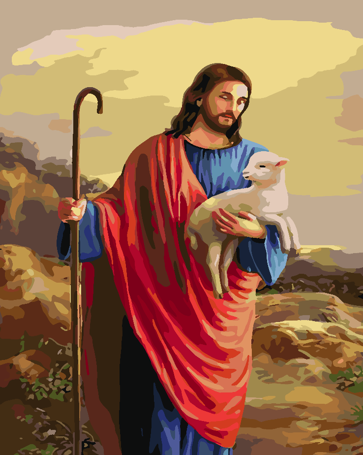 Malen nach Zahlen - Jesus Christus 4194