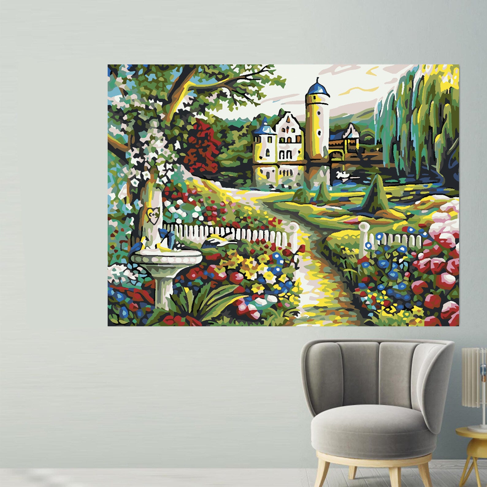 Malen nach Zahlen - Frühlingslandschaft 4197