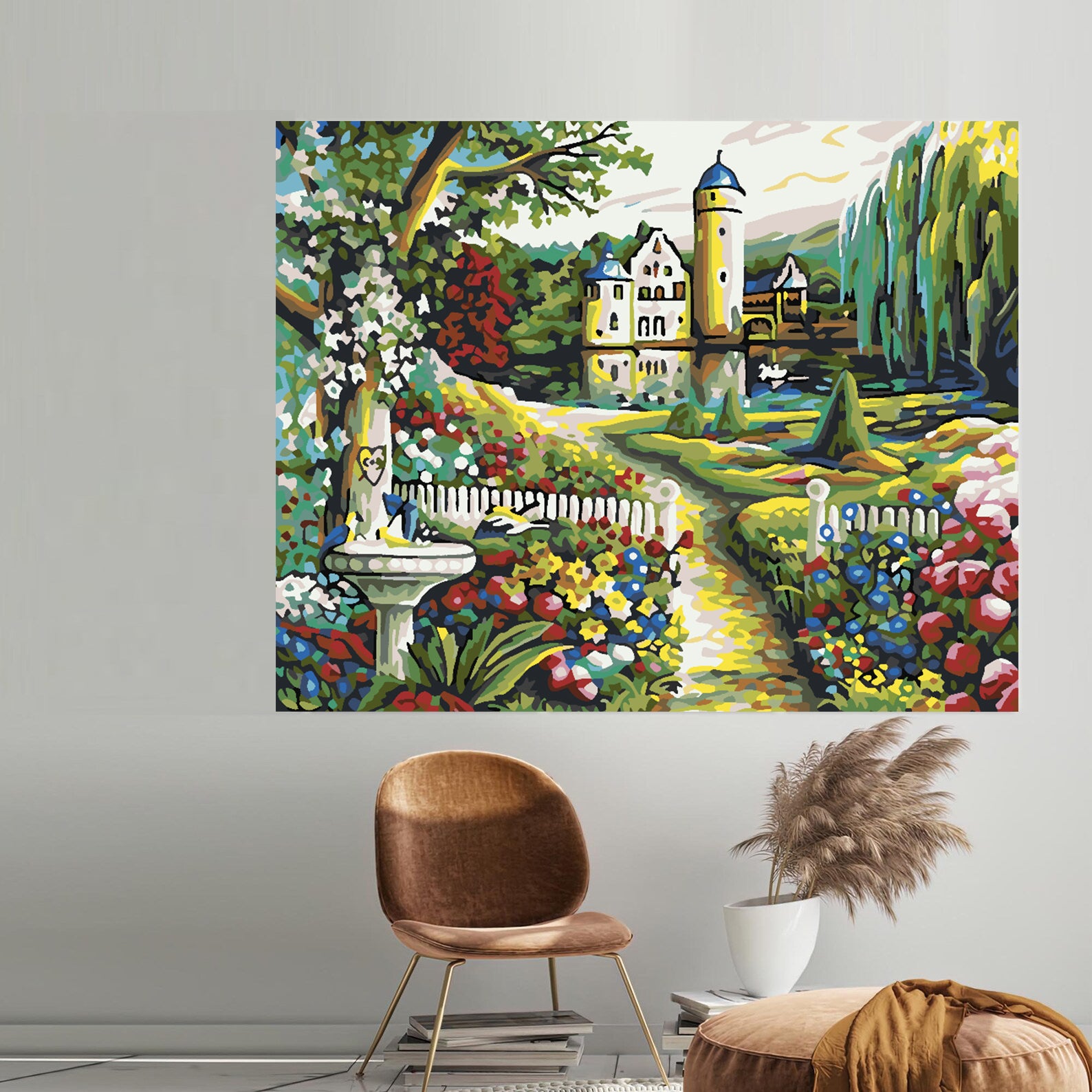 Malen nach Zahlen - Frühlingslandschaft 4197