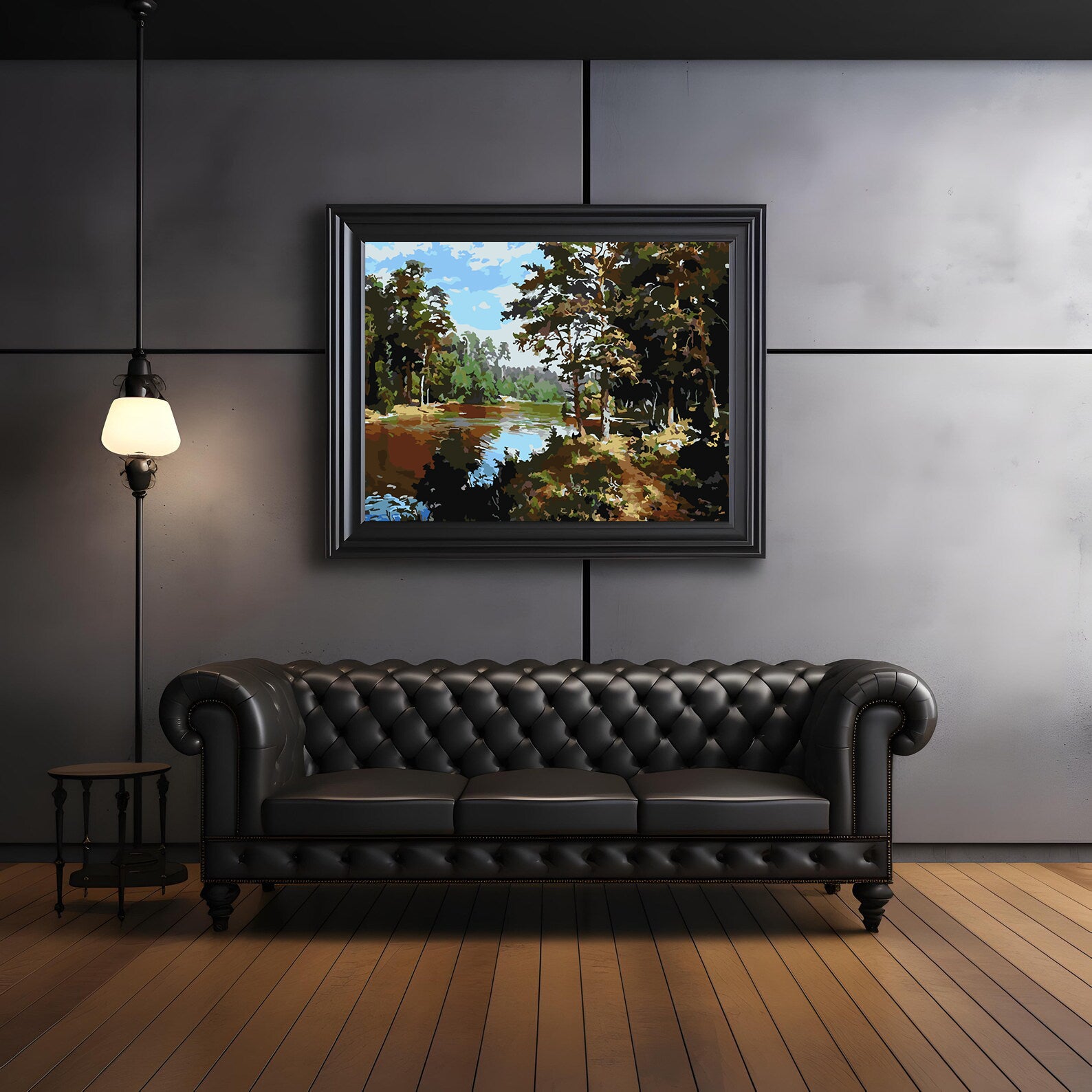 Malen nach Zahlen - Waldlandschaft 4199