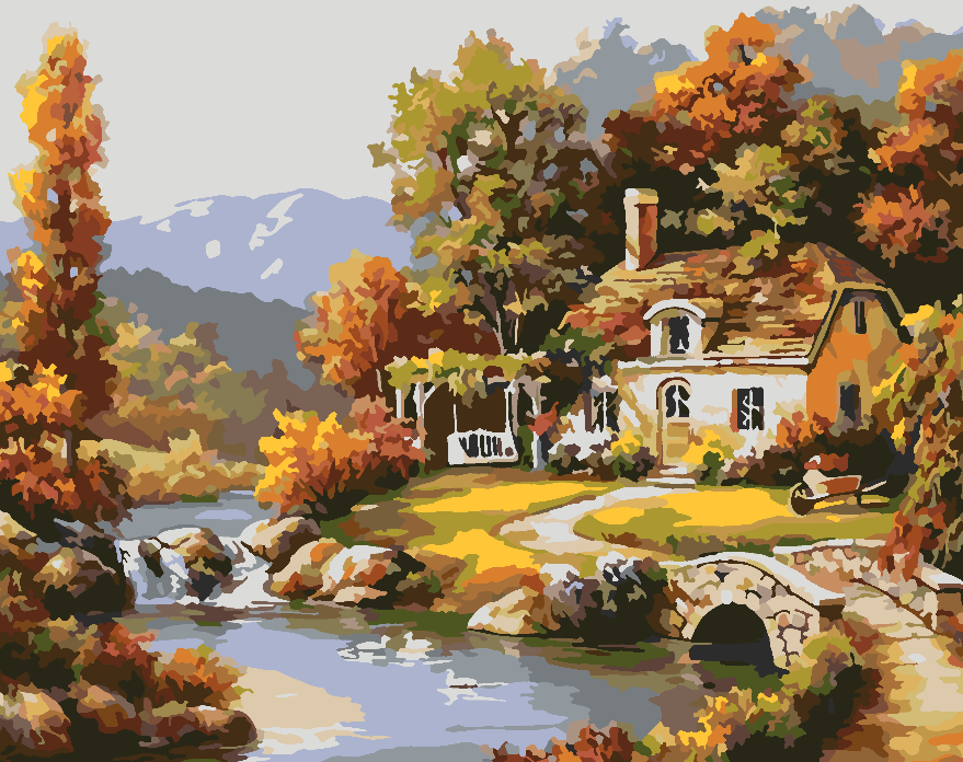 Malen nach Zahlen - Haus am See 4201