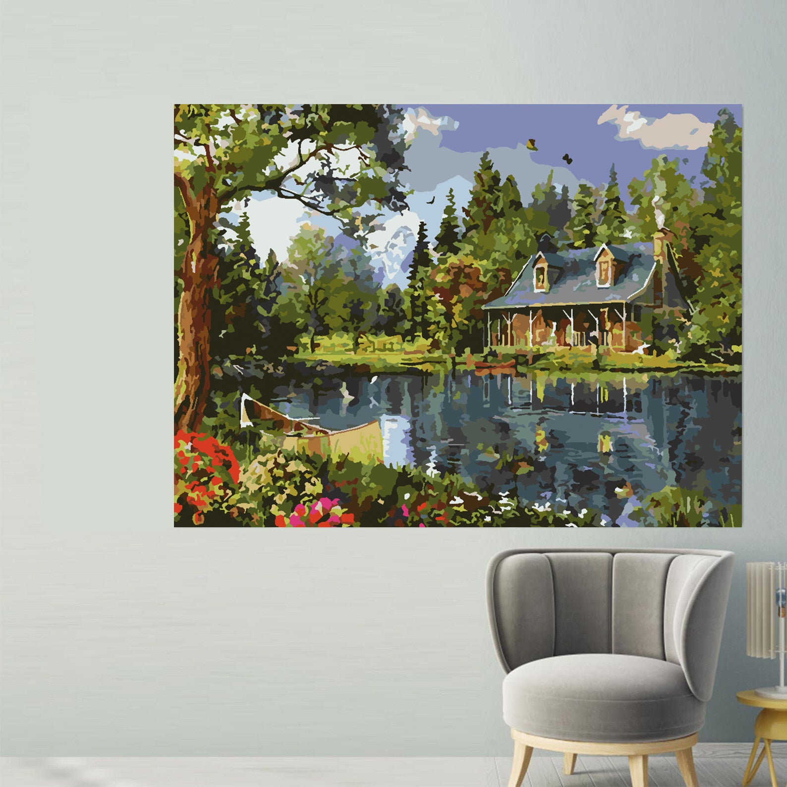 Malen nach Zahlen - Haus am See 4202