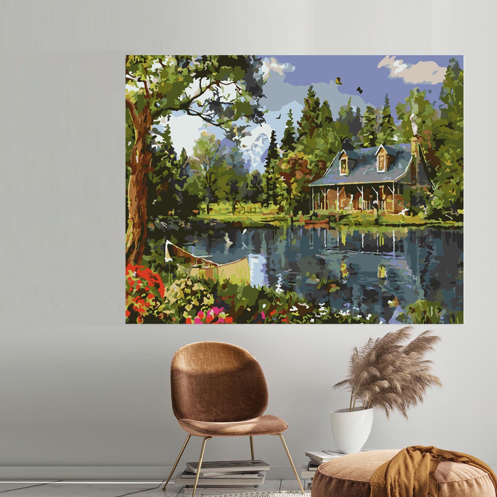 Malen nach Zahlen - Haus am See 4202