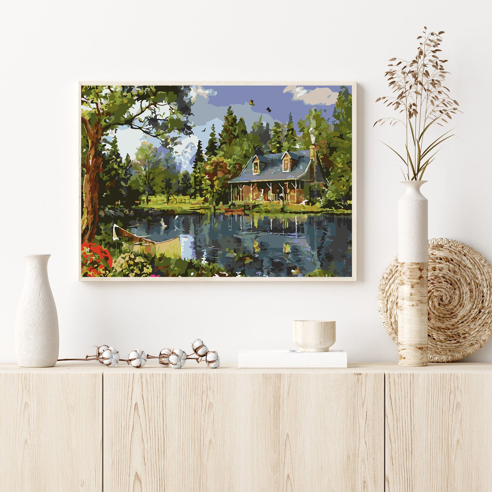 Malen nach Zahlen - Haus am See 4202