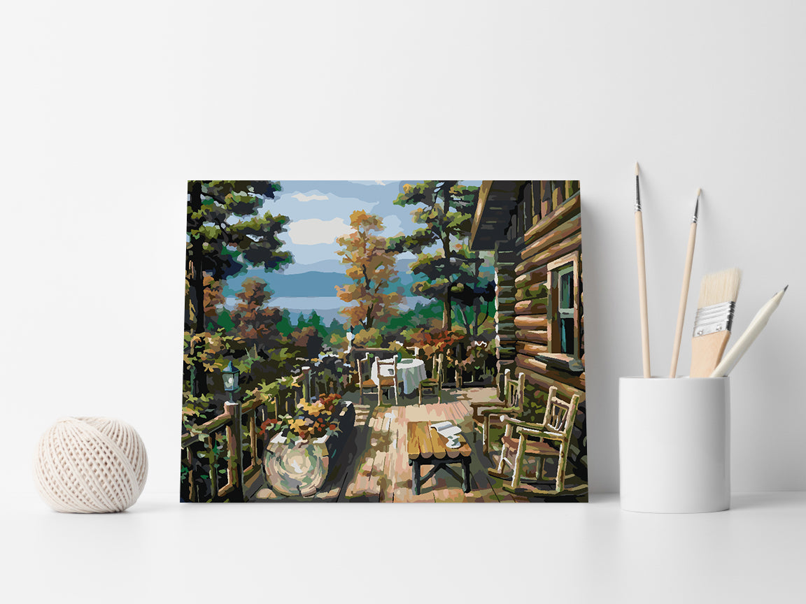 Malen nach Zahlen - Terrassenlandschaft 4204