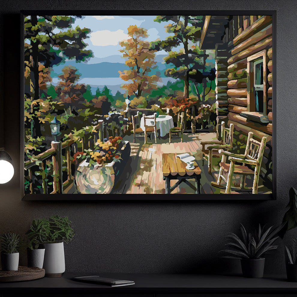 Malen nach Zahlen - Terrassenlandschaft 4204