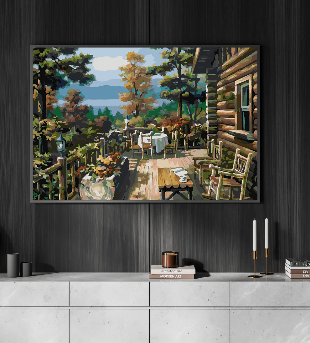 Malen nach Zahlen - Terrassenlandschaft 4204