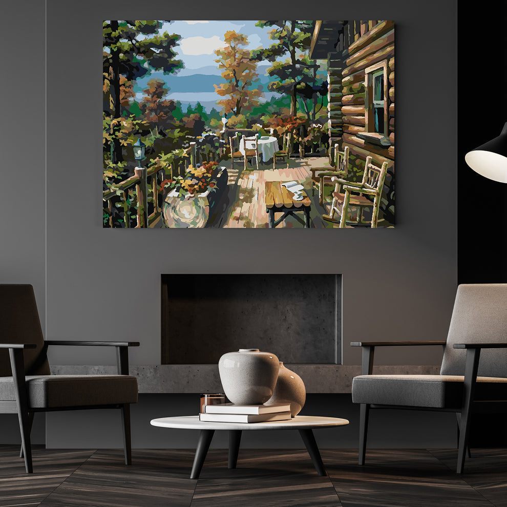 Malen nach Zahlen - Terrassenlandschaft 4204