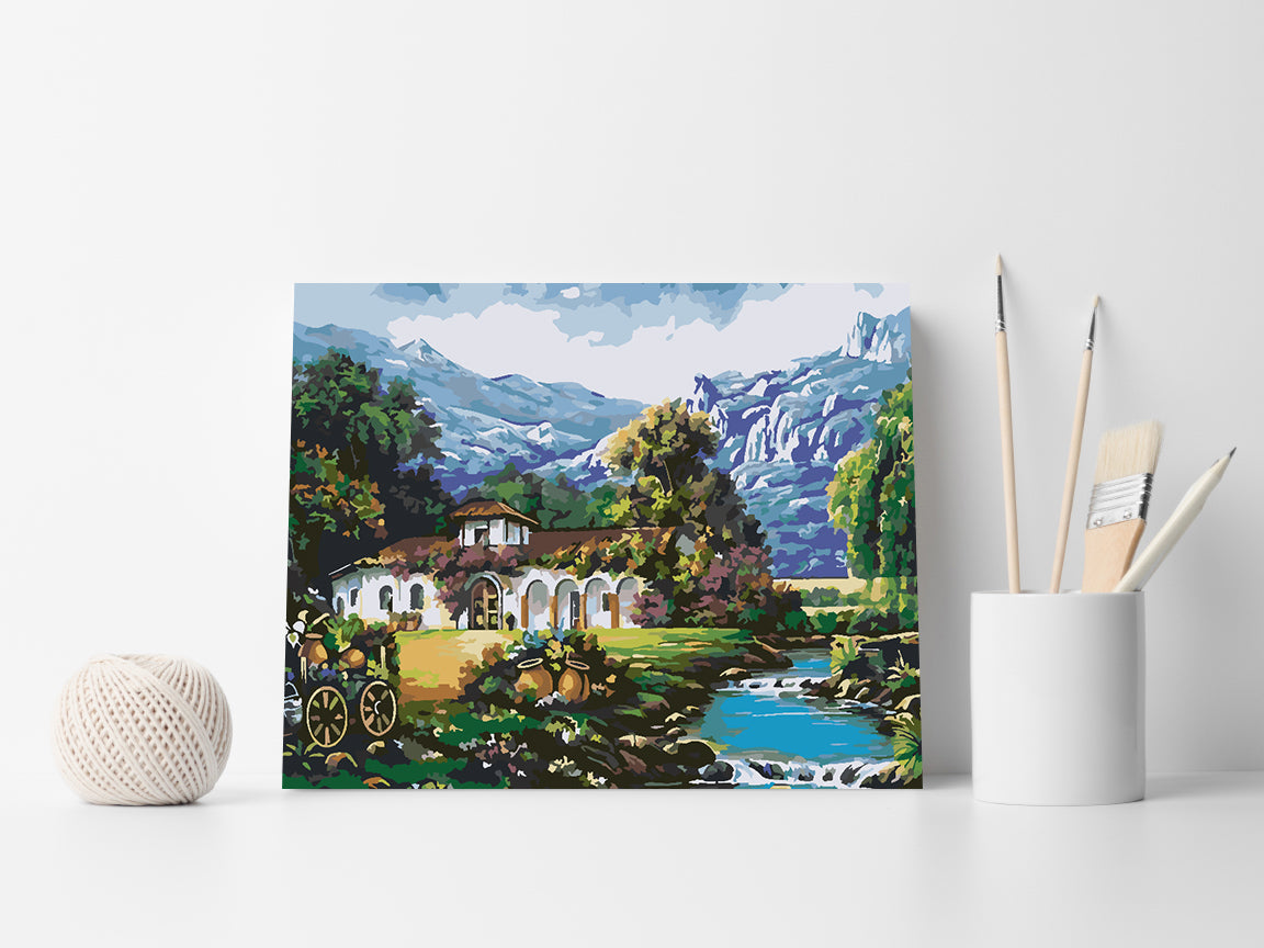 Malen nach Zahlen - Berglandschaft 4207