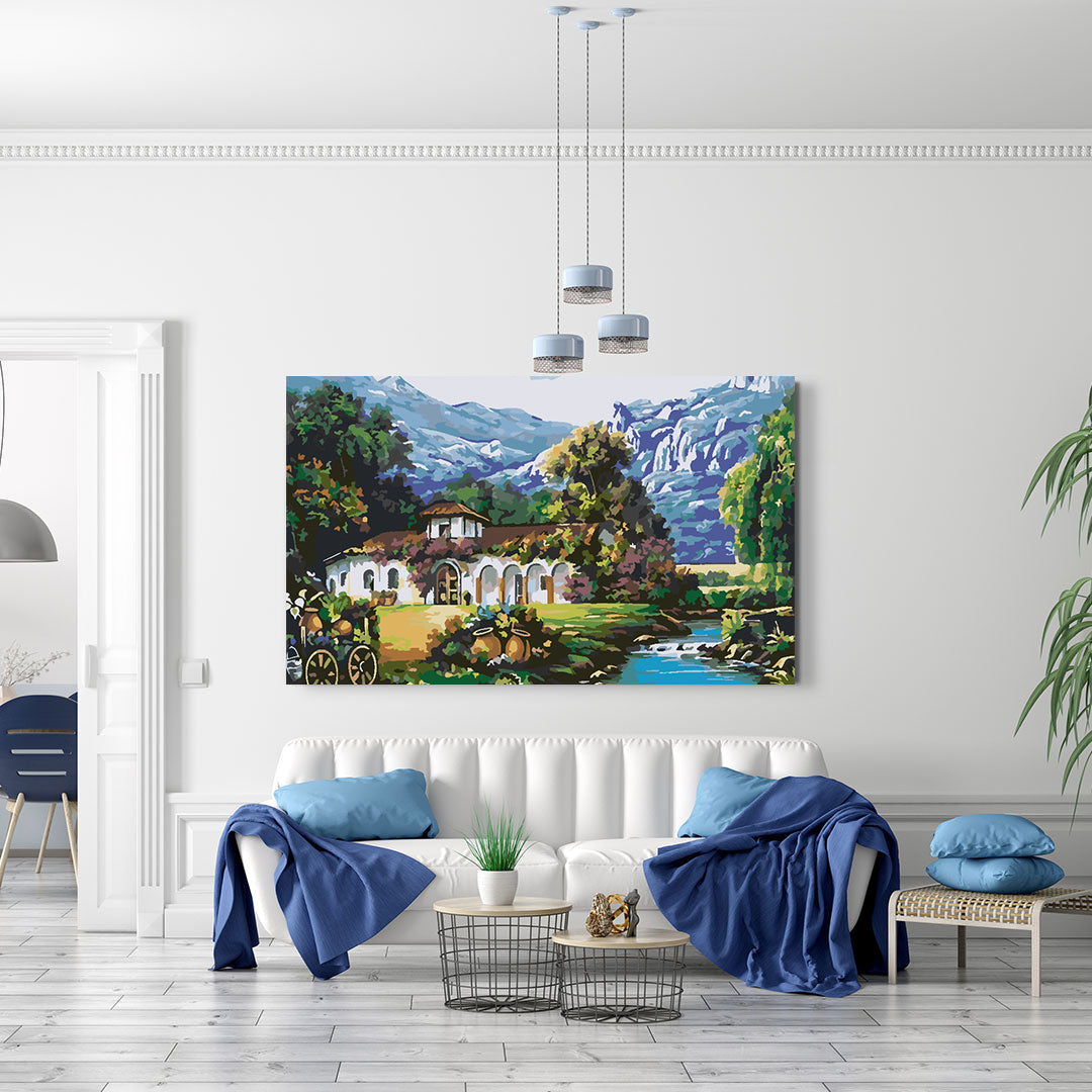 Malen nach Zahlen - Berglandschaft 4207