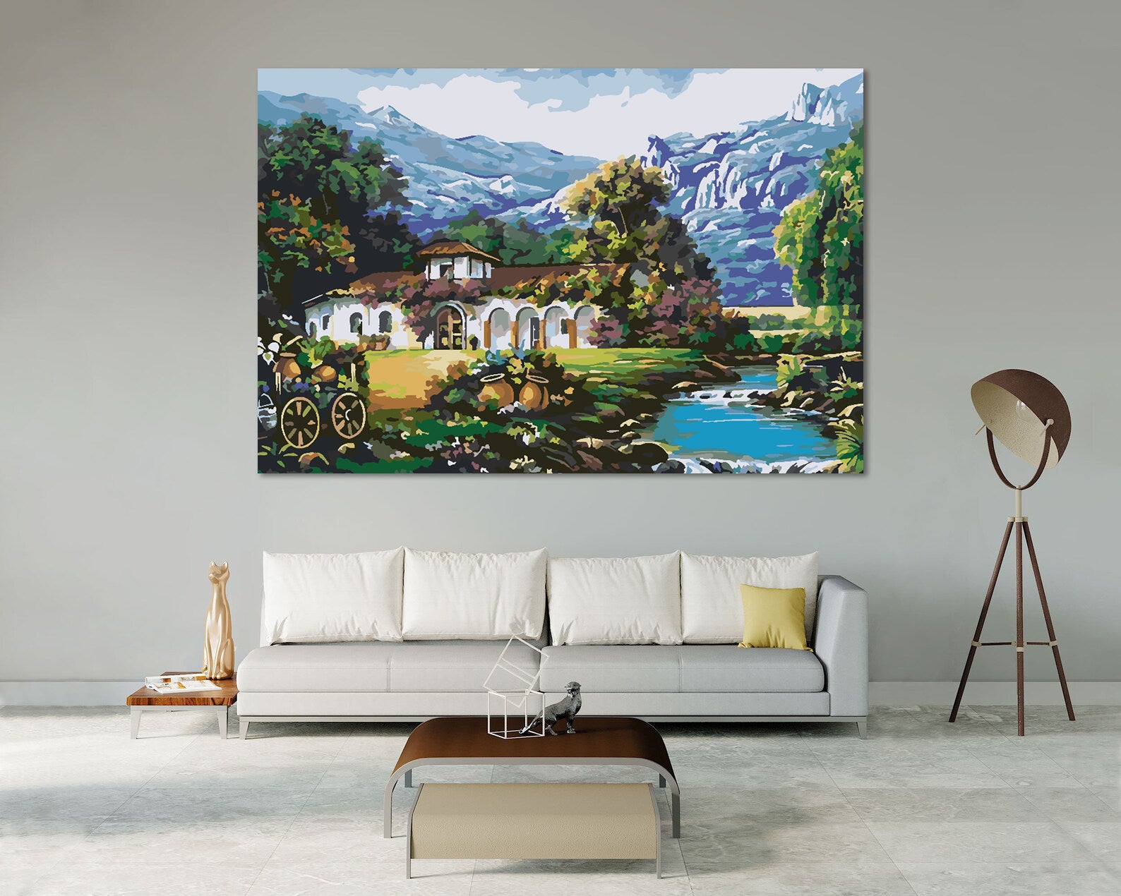 Malen nach Zahlen - Berglandschaft 4207