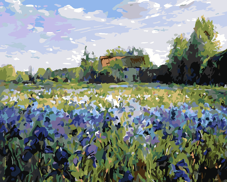 Malen nach Zahlen - Plain Landscape 4212