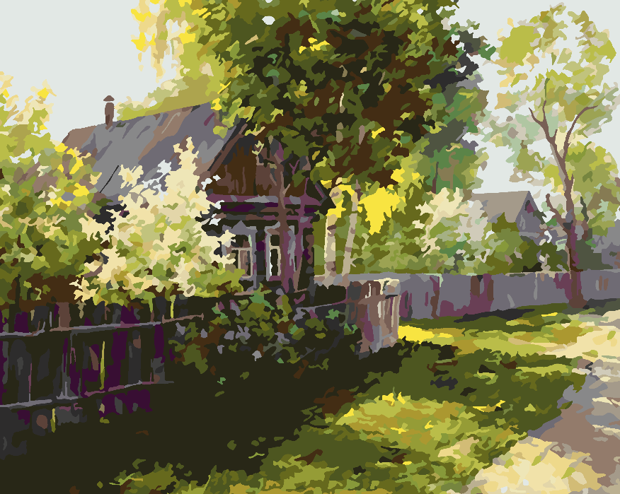 Malen nach Zahlen - Dorfhaus 4213