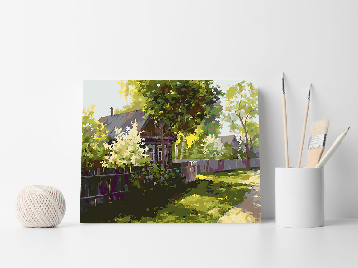 Malen nach Zahlen - Dorfhaus 4213