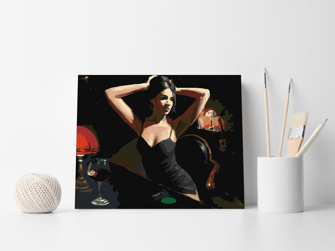 Pictura pe numere - Femeie Senzuală 4220