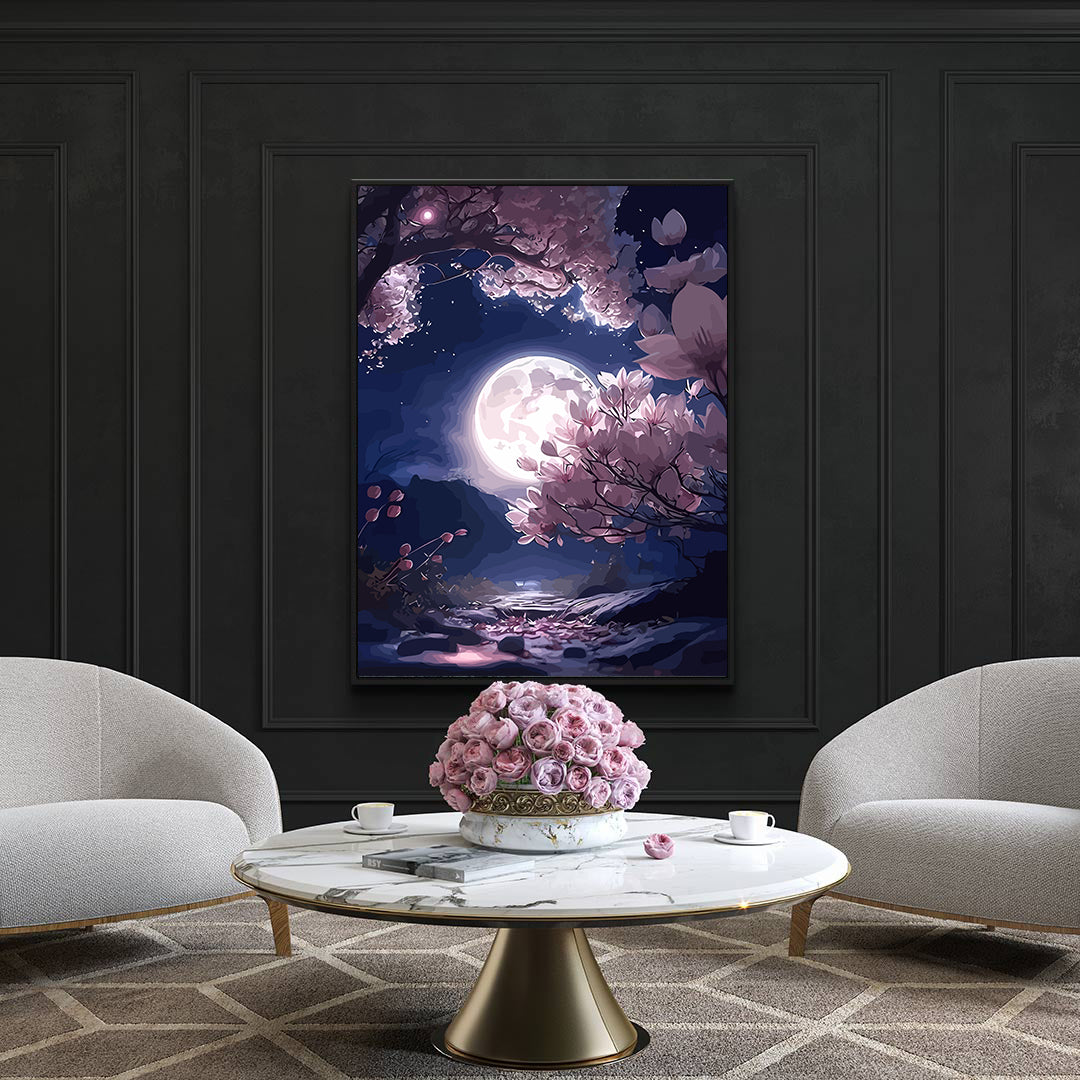 Peinture par numéros - Nuit de pleine lune 4221