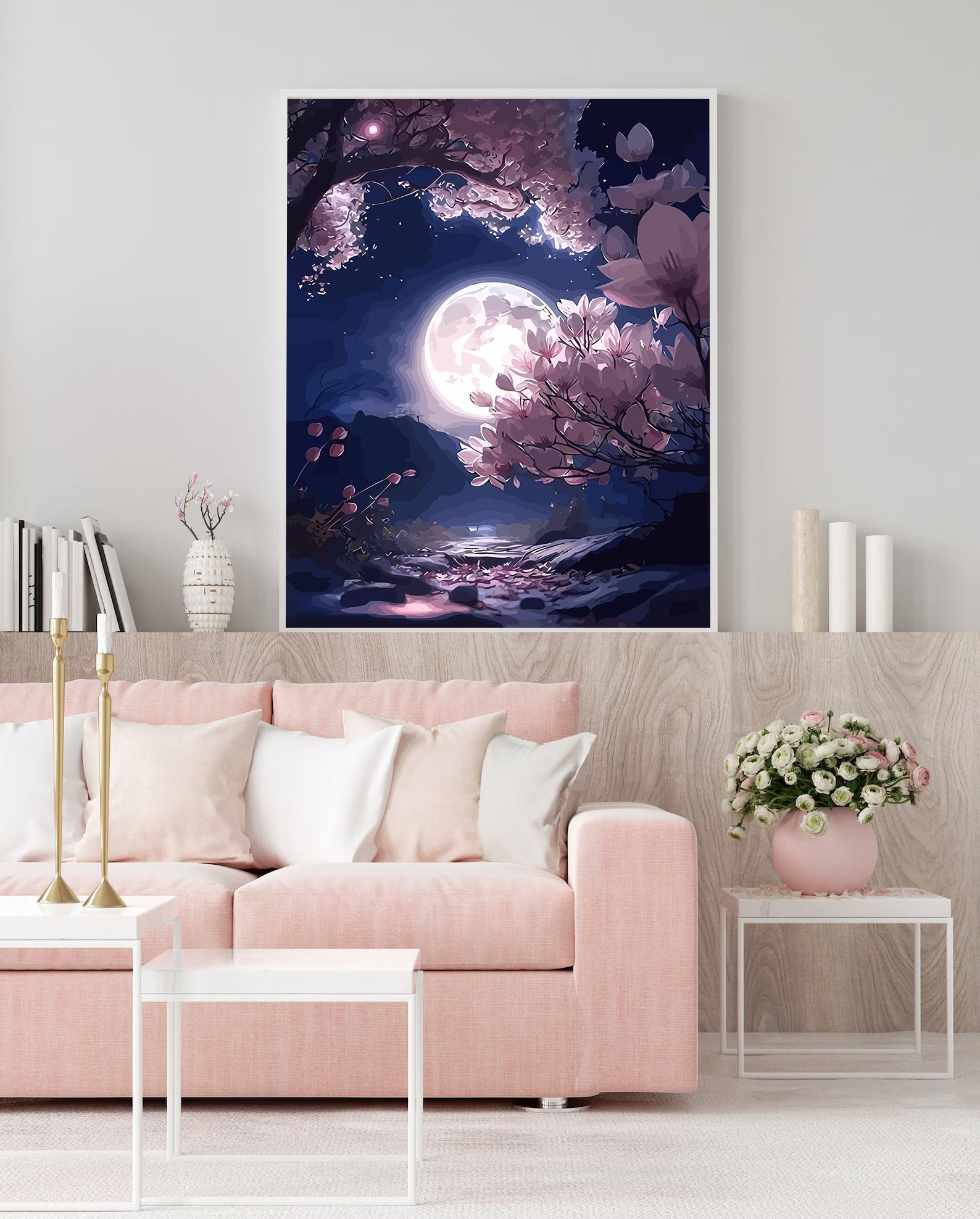 Peinture par numéros - Nuit de pleine lune 4221