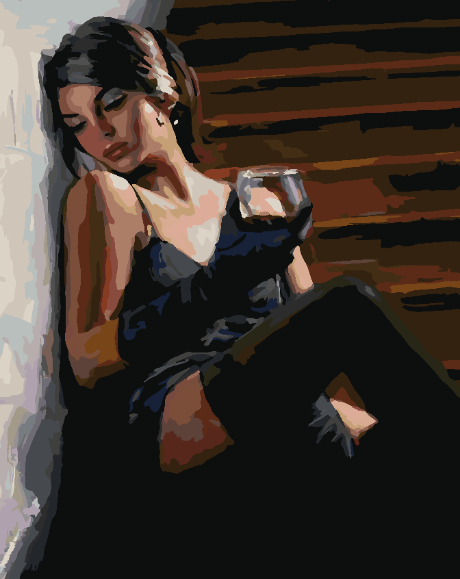 Peinture par numéros - Femme sensuelle 4222