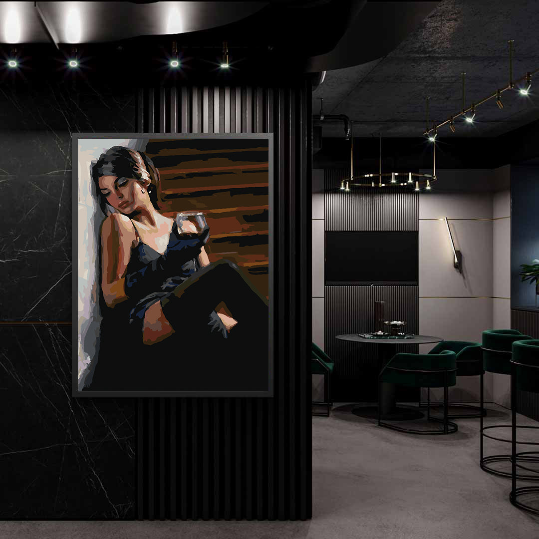 Malen nach Zahlen - Sinnliche Frau 4222